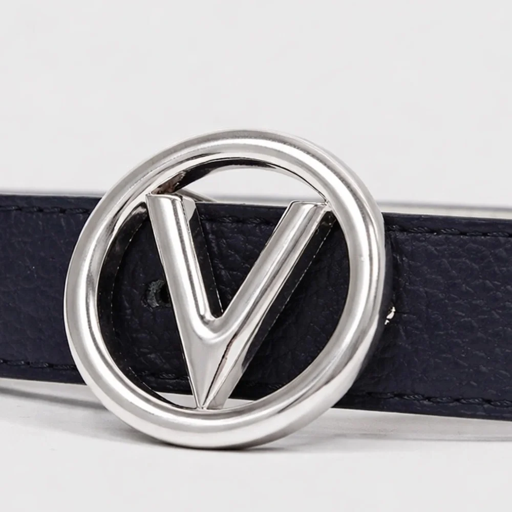 Mario Valentino belt “Navy blue” new with tag